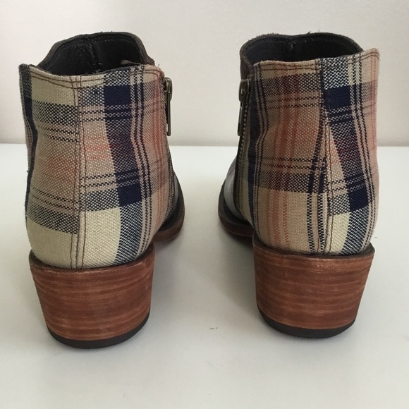 New Liberty BLACK Sally Plaid ankle booties (7) - Picture 8 of 10